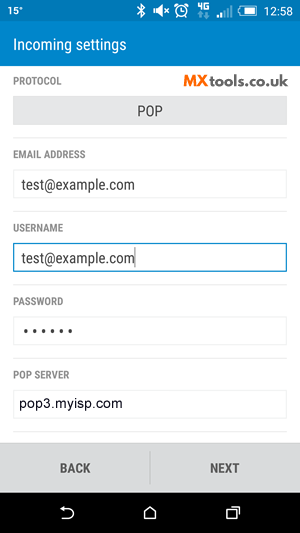 HTC Android - Inbound Settings